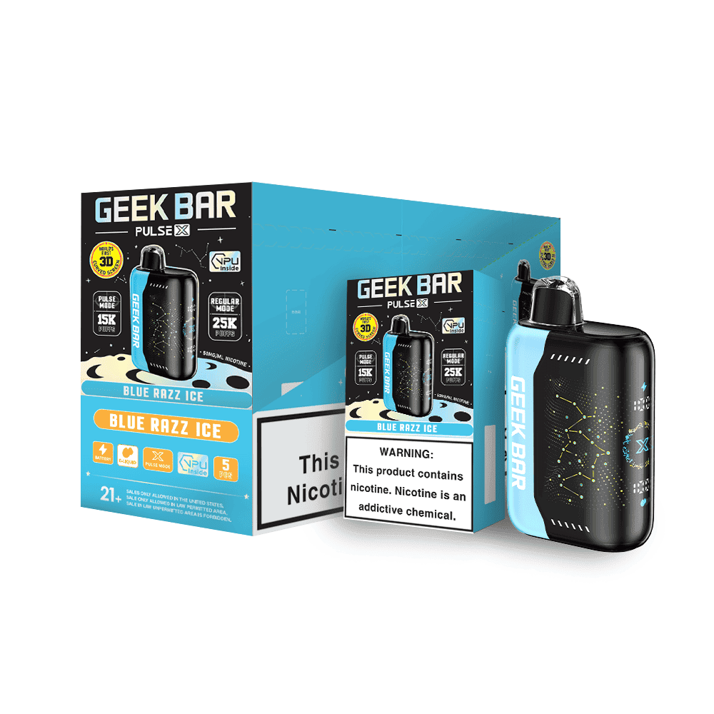 Geek Bar Pulse X 25000 Disposable Vape - Black Coral Wholesale
